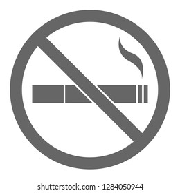 NO SMOKING sign. Vector.