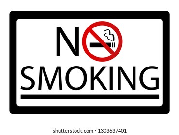 No smoking sign vector