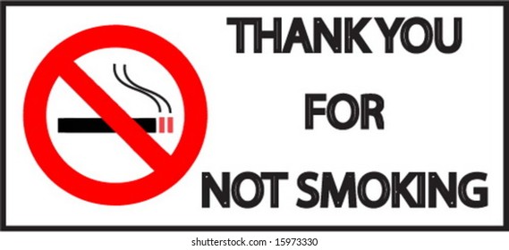 no smoking sign vector