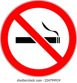 No smoking sign vector