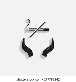 No smoking sign vector