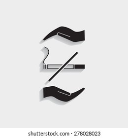 No smoking sign vector