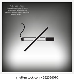 No smoking sign vector