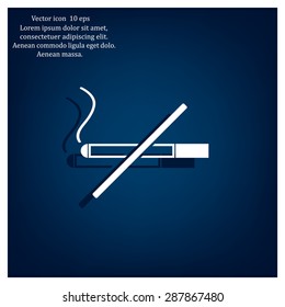 No smoking sign vector