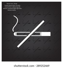 No smoking sign vector