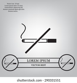 No smoking sign vector