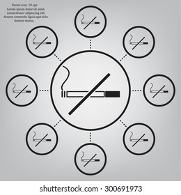 No smoking sign vector