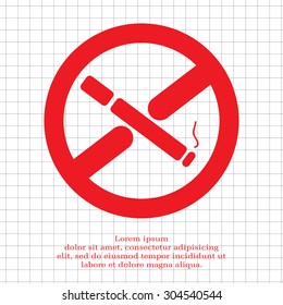 No smoking sign vector