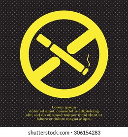No smoking sign vector