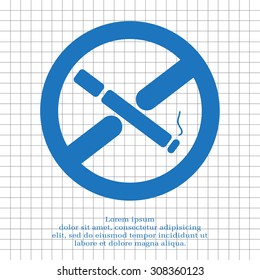 No smoking sign vector