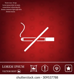 No smoking sign vector