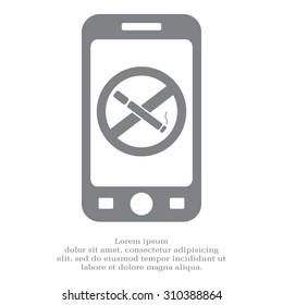 No smoking sign vector
