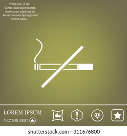 No smoking sign vector