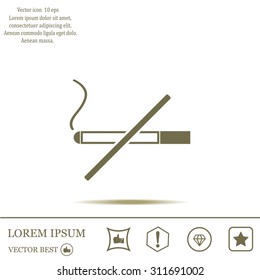 No smoking sign vector