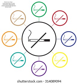 No smoking sign vector
