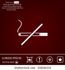 No smoking sign vector