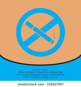 No smoking sign vector