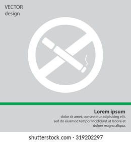 No smoking sign vector
