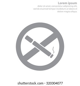 No smoking sign vector
