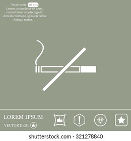 No smoking sign vector