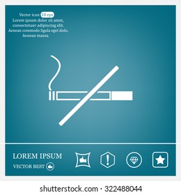 No smoking sign vector
