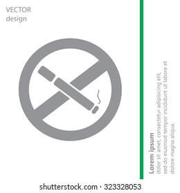 No smoking sign vector