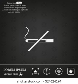 No smoking sign vector