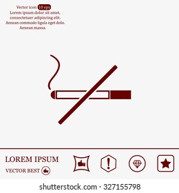 No smoking sign vector