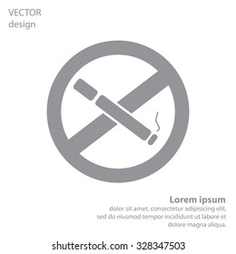 No smoking sign vector