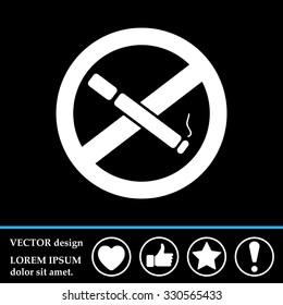 No smoking sign vector