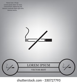 No smoking sign vector