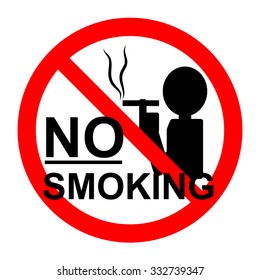 no smoking sign vector