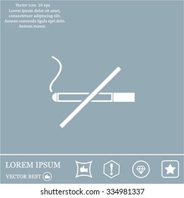 No smoking sign vector