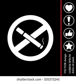 No smoking sign vector