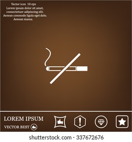 No smoking sign vector