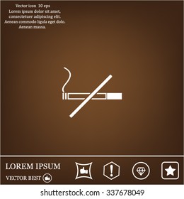 No smoking sign vector