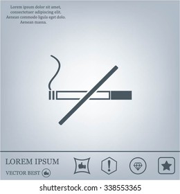 No smoking sign vector