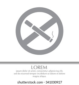 No smoking sign vector