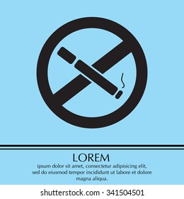 No smoking sign vector
