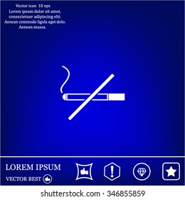 No smoking sign vector