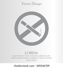 No smoking sign vector