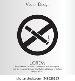 No smoking sign vector
