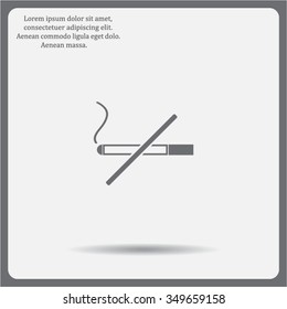 No smoking sign vector