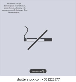 No smoking sign vector