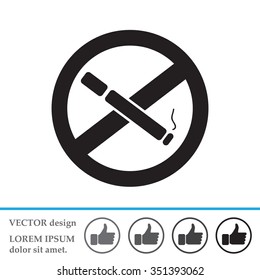 No smoking sign vector