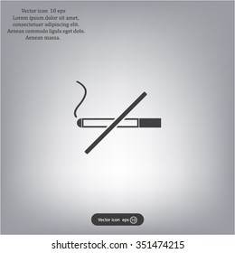 No smoking sign vector