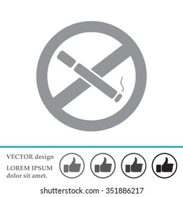 No smoking sign vector