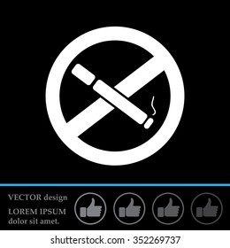 No smoking sign vector