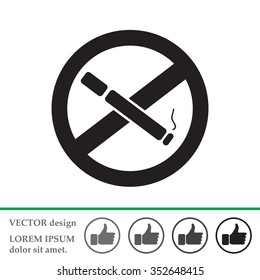 No smoking sign vector