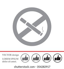 No smoking sign vector